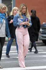 HILARY DUFF on the Set of Younger in New York 04/30/2019