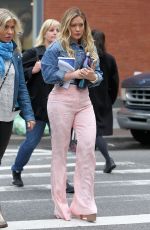 HILARY DUFF on the Set of Younger in New York 04/30/2019