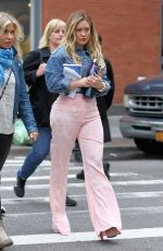HILARY DUFF on the Set of Younger in New York 04/30/2019