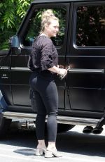 HILARY DUFF Out and About in Studio City 05/29/2019