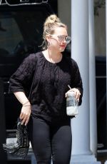 HILARY DUFF Out and About in Studio City 05/29/2019
