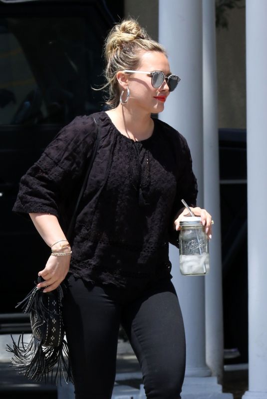 HILARY DUFF Out and About in Studio City 05/29/2019