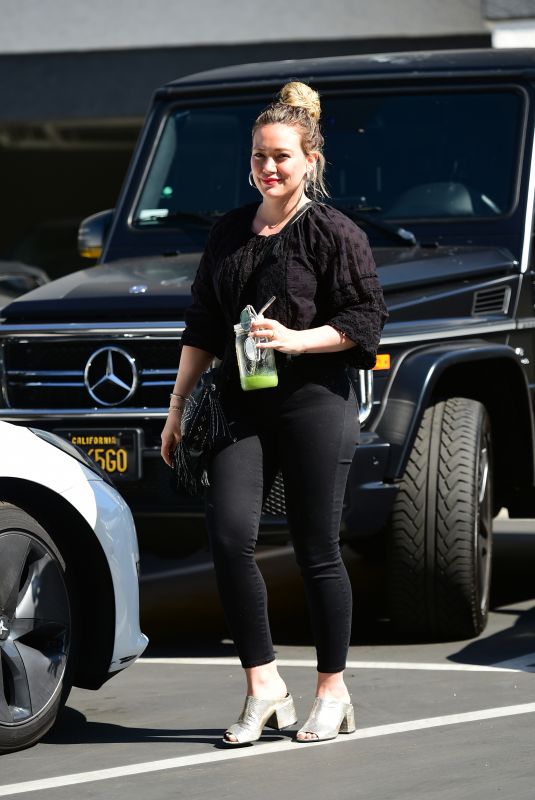 HILARY DUFF Out in Los Angeles 05/29/2019