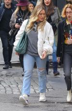 HILARY DUFF Out Shopping in New York 04/30/2019