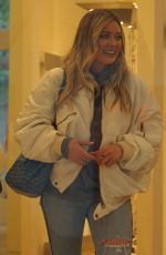 HILARY DUFF Out Shopping in New York 04/30/2019