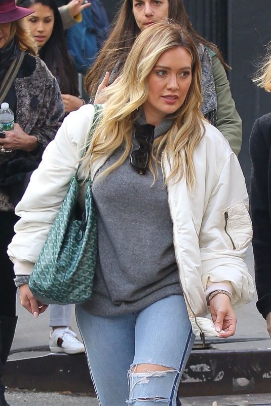 HILARY DUFF Out Shopping in New York 04/30/2019