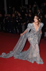 HINA KHAN at Bacurau Screening at 2019 Cannes Film Festival 05/15/2019