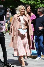 HOLLY WILLOGHBY and LISA SNOWDON Outside ITV Studios in London 05/14/2019