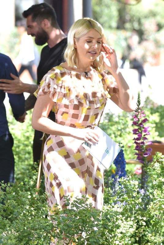 HOLLY WILLOGHBY on the Set of This Morning 05/23/2019