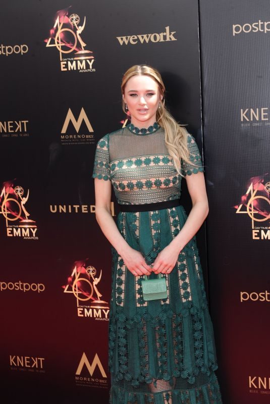 HUNTER HALEY KING at Daytime Emmy Awards 2019 in Pasadena 05/05/2019