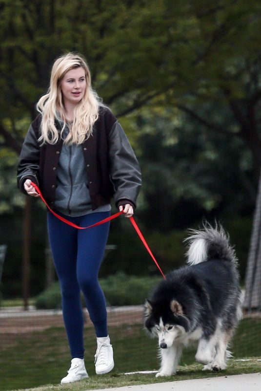 IRELAND BALDWIN and Corey Harper Out with Her Dog in Los Angeles 05/09/2019