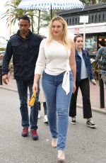 ISKRA LAWRENCE Out on Croisette at Cannes Film Festival 05/19/2019