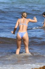 JASMINE SANDERS and DANIELLE HERRINGTON in Bikinis at a Beach in Miami 05/10/2019