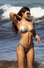 JASMINE SANDERS and DANIELLE HERRINGTON in Bikinis at a Beach in Miami 05/10/2019