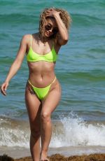 JASMINE SANDERS in Bikini at a Beach in Miami 05/09/2019