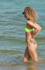 JASMINE SANDERS in Bikini at a Beach in Miami 05/09/2019
