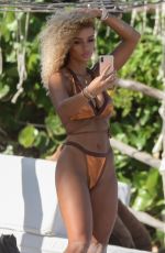 JENA FRUMES and JILLY ANAIS in Bikinis at a Beach in Tulum 05/01/2019