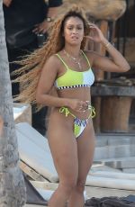 JENA FRUMES and JILLY ANAIS in Bikinis at a Beach in Tulum 05/01/2019