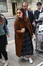JENNA LOUISE COLEMAN Arrives at Graham Norton Show in London 05/11/2019