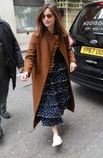 JENNA LOUISE COLEMAN Arrives at Graham Norton Show in London 05/11/2019