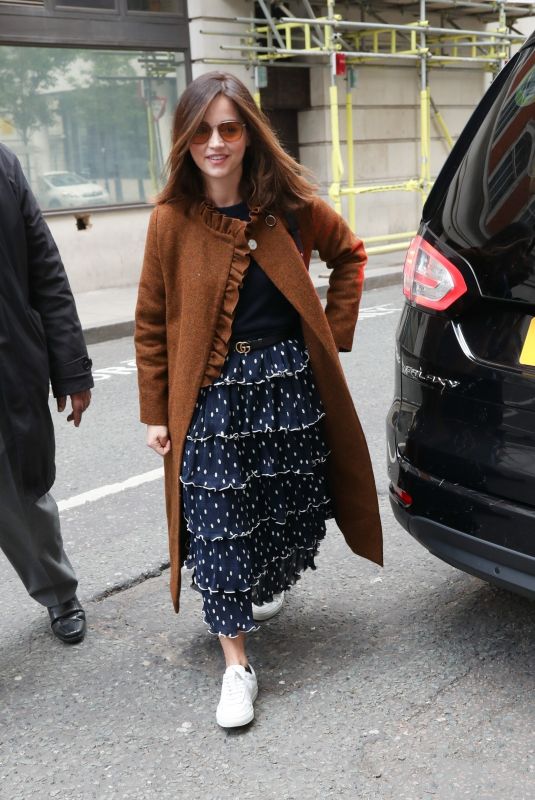 JENNA LOUISE COLEMAN Arrives at Graham Norton Show in London 05/11/2019