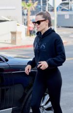 JENNIFER GARNER Leaves a Gym in Brentwood 05/11/2019