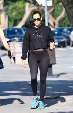 JENNIFER GARNER Leaves a Gym in Brentwood 05/11/2019