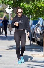 JENNIFER GARNER Leaves a Gym in Brentwood 05/11/2019