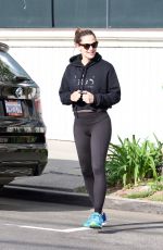 JENNIFER GARNER Leaves a Gym in Brentwood 05/11/2019