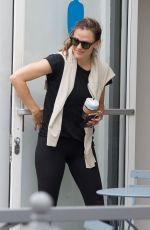 JENNIFER GARNER Out for Coffee after Gym in Brentwood 05/04/2019