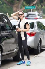 JENNIFER GARNER Out for Coffee after Gym in Brentwood 05/04/2019