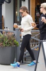 JENNIFER GARNER Out for Coffee after Gym in Brentwood 05/04/2019