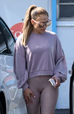 JENNIFER LOPEZ Arrives at as Gym in Miami 05/29/2019