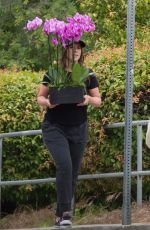 JENNIFER LOVE HEWITT Carries Some Flowers Out in Los Angeles 05/12/2019