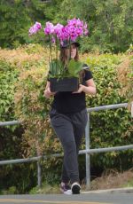 JENNIFER LOVE HEWITT Carries Some Flowers Out in Los Angeles 05/12/2019