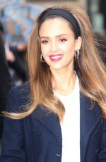 JESSICA ALBA Arrives at AOL Build in New York 05/14/2019