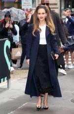 JESSICA ALBA Arrives at AOL Build in New York 05/14/2019