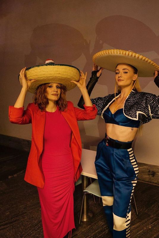 JESSICA CHASTAIN and SOPHIE TURNER - Instagram Pictures 05/15/2019