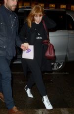 JESSICA CHASTAIN Arrives at Her Hotel in London 05/24/2019