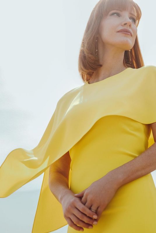 JESSICA CHASTAIN for Harper