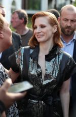 JESSICA CHASTAIN Leaves Her Hotel in London 05/23/2019