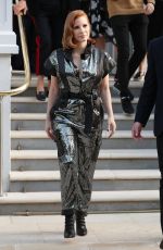 JESSICA CHASTAIN Leaves Her Hotel in London 05/23/2019