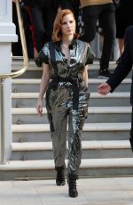 JESSICA CHASTAIN Leaves Her Hotel in London 05/23/2019