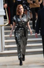 JESSICA CHASTAIN Leaves Her Hotel in London 05/23/2019