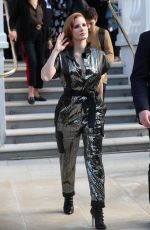JESSICA CHASTAIN Leaves Her Hotel in London 05/23/2019