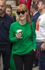 JESSICA CHASTAIN Out and About in London 05/24/2019