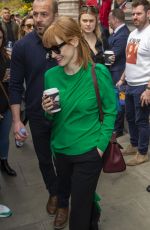 JESSICA CHASTAIN Out and About in London 05/24/2019