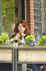 JESSIE BUCKLEY Out for Lunch at Il Buco Restaurant in New York 04/29/2019