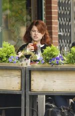 JESSIE BUCKLEY Out for Lunch at Il Buco Restaurant in New York 04/29/2019
