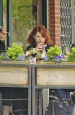 JESSIE BUCKLEY Out for Lunch at Il Buco Restaurant in New York 04/29/2019